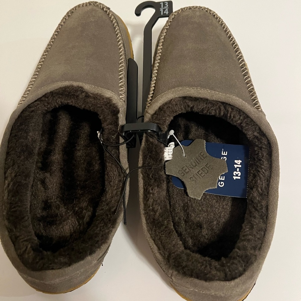Georve Men’s Genuine Suede Woodcliff Slip-on Mules